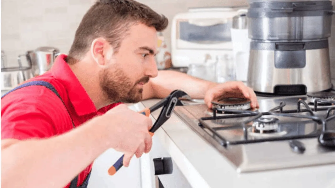 Reparación de cocina a gas con piezas originales